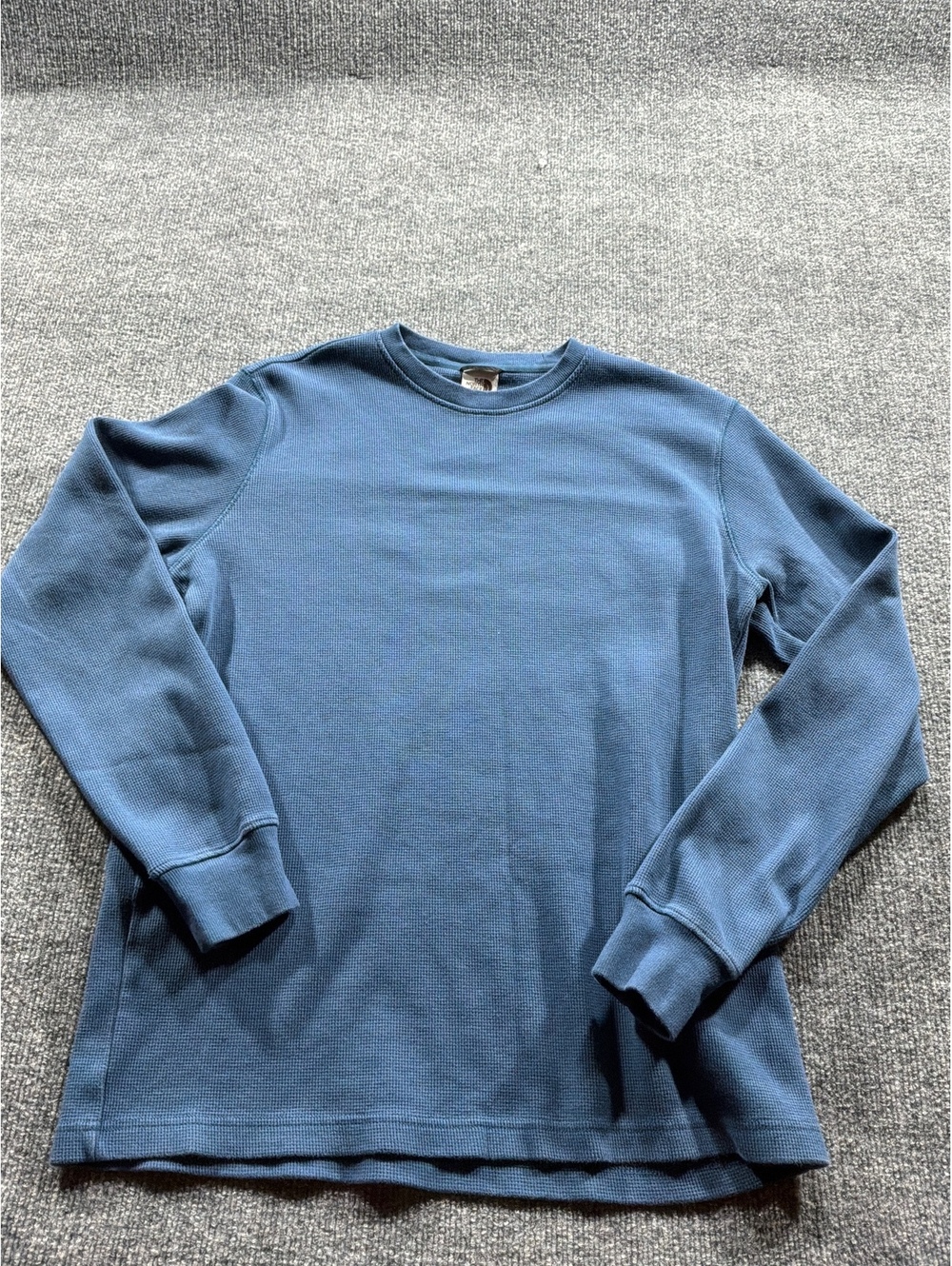 The North Face Men's Long Sleeve Thermal Shirt Blue Size Large